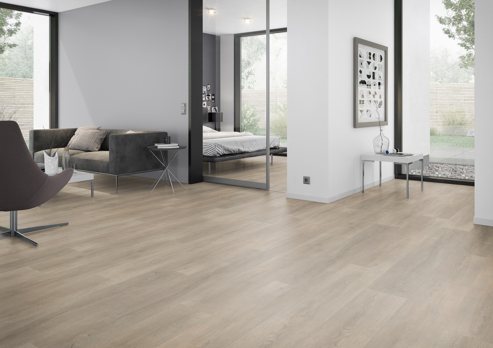 Palazzo 700 PVC plank plak PVC sfeerfoto in woonkamer