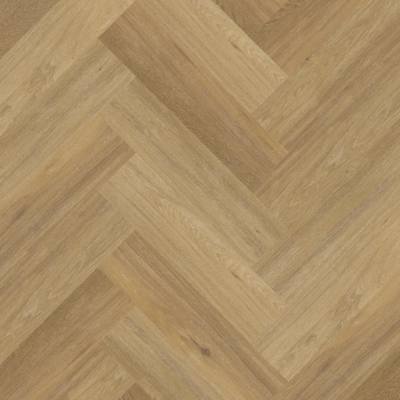 Therdex Herringbone Chevron 6043 plak PVC visgraat detail van houtstructuur en matte afwerking