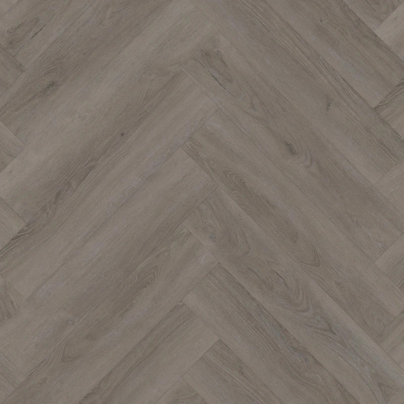 Therdex Herringbone Rustique 7575 Detail van de structuur visgraat plak pvc met subtiele nerf warmteweerstand 002