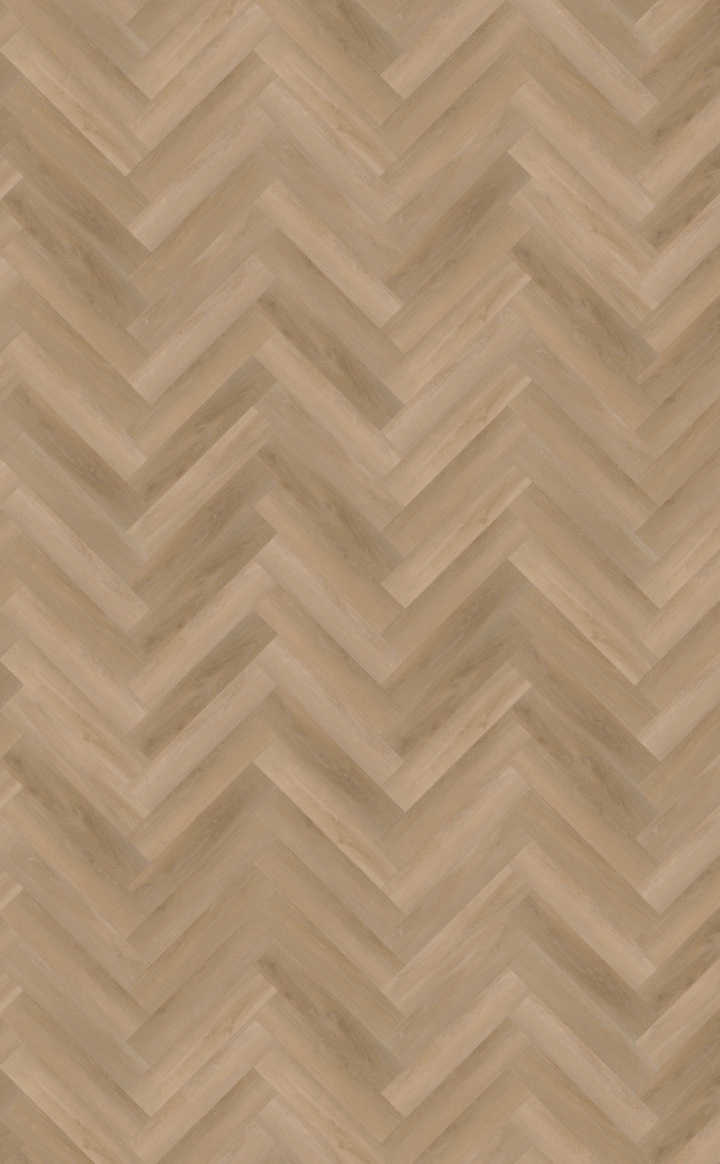 elakos Attico Visgraat XL 81 plak PVC visgraat top-view van natuurlijke kleurnuances