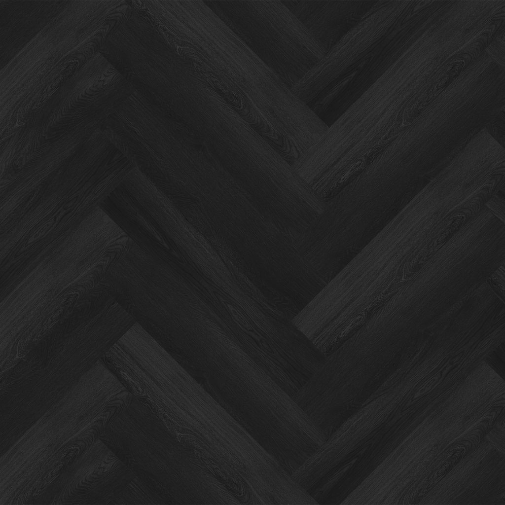 Bodiax Mare BP385 visgraat 394-V Detail van de structuur Duister Eiken visgraat plak pvc met subtiele nerf warmteweerstand