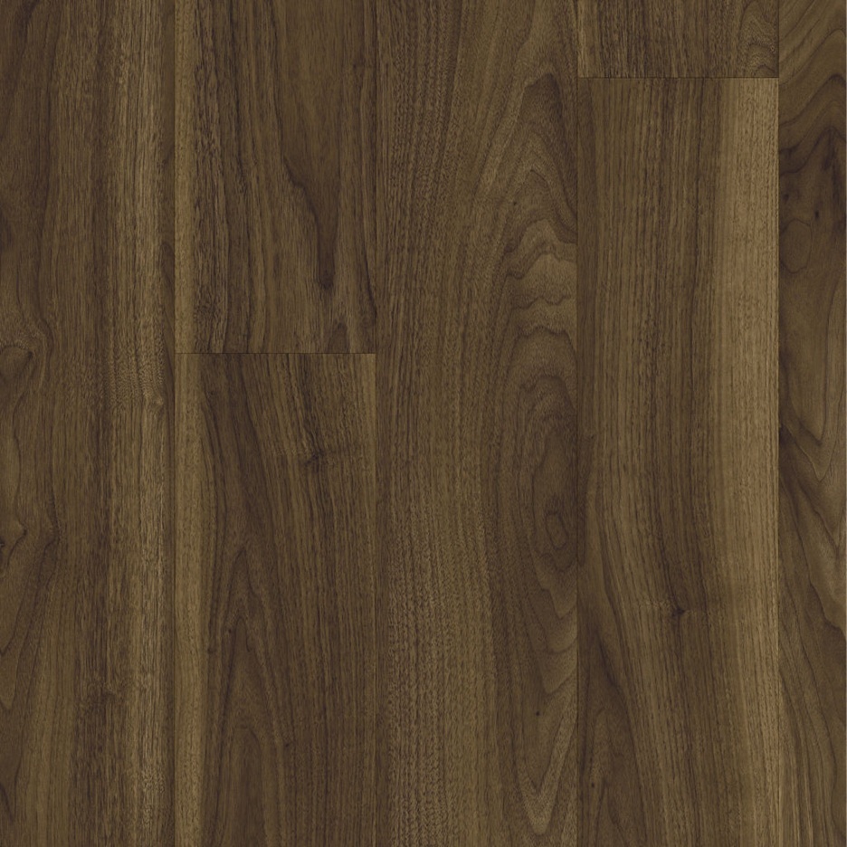 Moduleo Roots English Walnut 20889 plak PVC plank detail van patroon en verfijnde houtnerf
