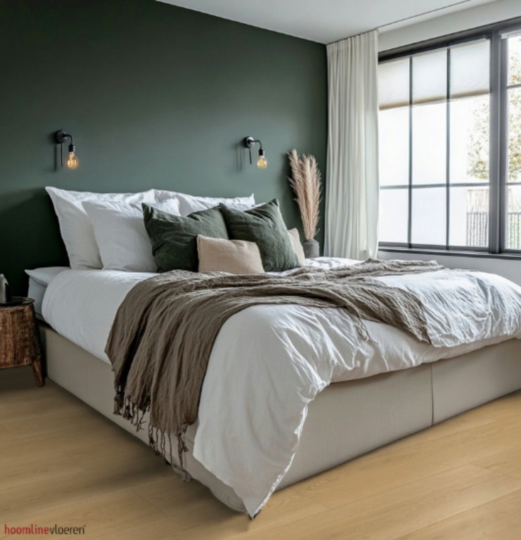 Hoomline Elegance 51319 Flamingo PVC plank plak pvc in woonkamer sfeerfoto