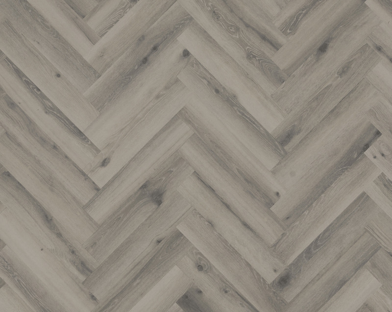 Tarkett ID Inspiration 70 Supernature visgraat 60x12cm 24535118 Forest Oak Smoke visgraat plak pvc in woonkamer sfeerfoto