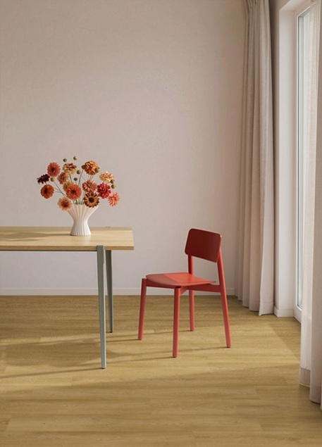 Moduleo Roots 86346 Galtimore Oak PVC plank plak pvc in woonkamer sfeerfoto