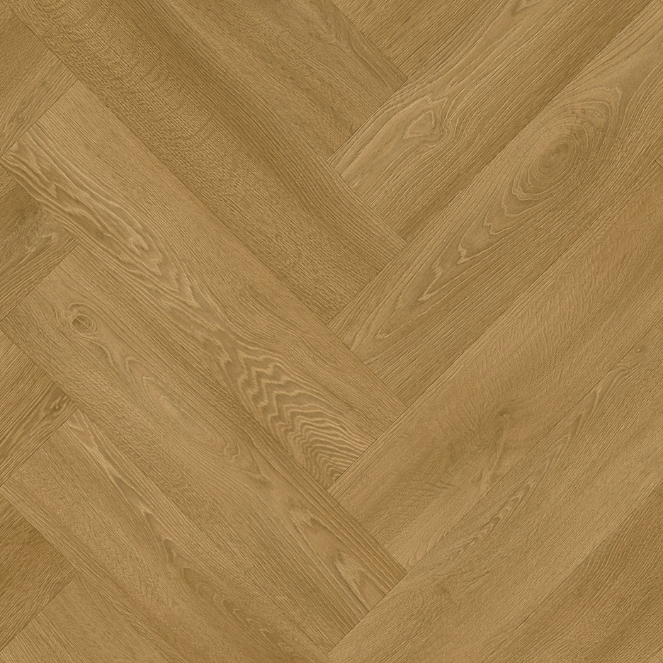 Moduleo Roots Galtymore Oak 86346 plak PVC visgraat close-up met zicht op structuur en kleurverloop