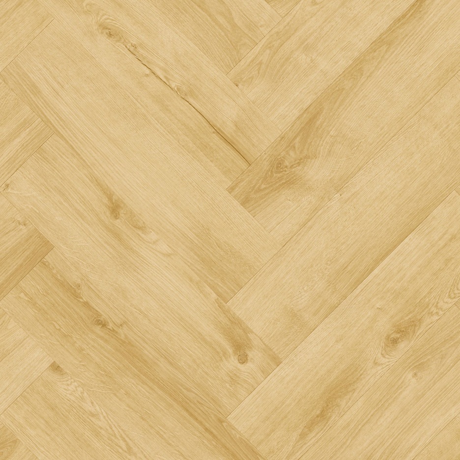 Moduleo Roots Galway Oak 87240 plak PVC visgraat detail van decor en oppervlakteafwerking