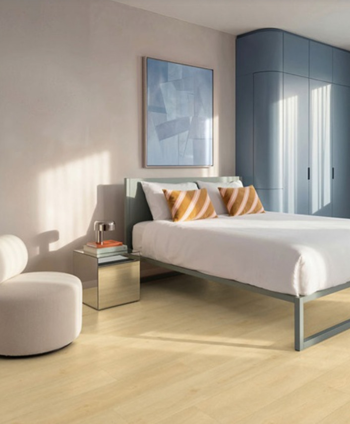 Moduleo Roots 86230 Galway Oak PVC plank plak pvc in woonkamer sfeerfoto