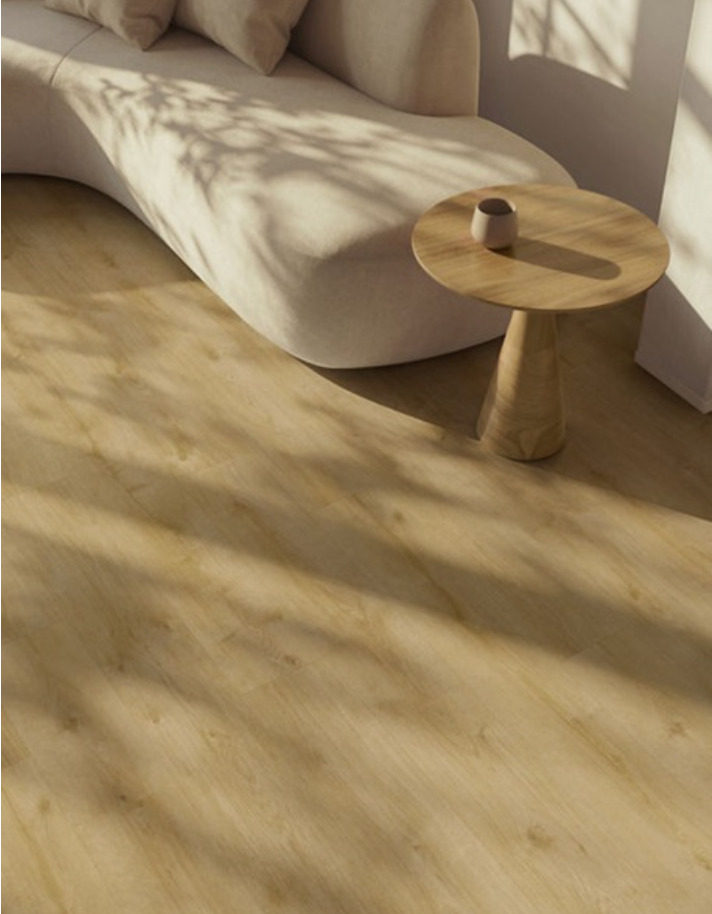 Moduleo Roots 87243 Galway Oak PVC plank plak pvc in woonkamer sfeerfoto