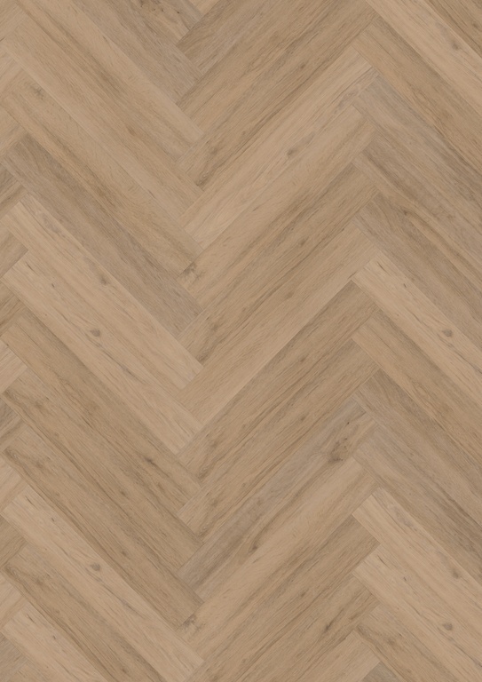 Hoomline Fusion Superior Visgraat 44210 Detail van de structuur Gotham Oak Natural visgraat plak pvc met subtiele nerf