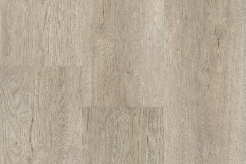 Hebeta Largo Grijs Eiken Robuust 501329 plak PVC plank close-up van decor, nerf en matte toplaag