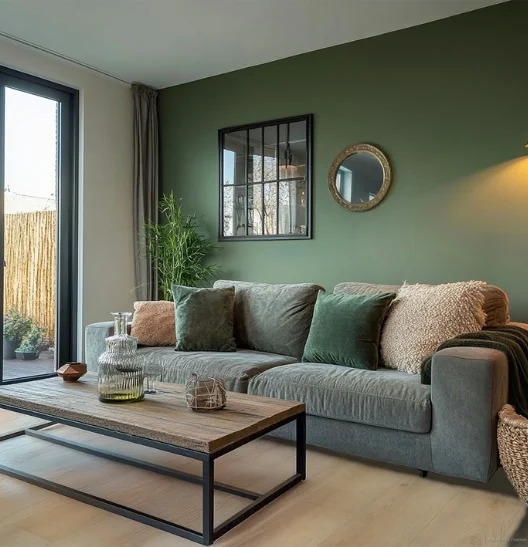 Hoomline City Click 7001 Groningen 7045 PVC plank click pvc in woonkamer sfeerfoto