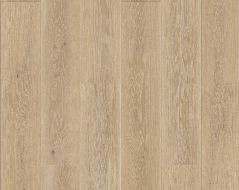 Detail van de structuur van Highland Oak Smoke met eiken dessin en matte uitstraling warmteweerstand 0,02 m²K/W