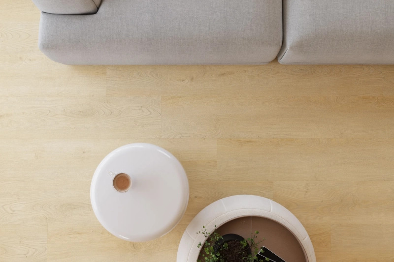 Castell Supreme 117 Kaki dryback PVC vloer met matte afwerking