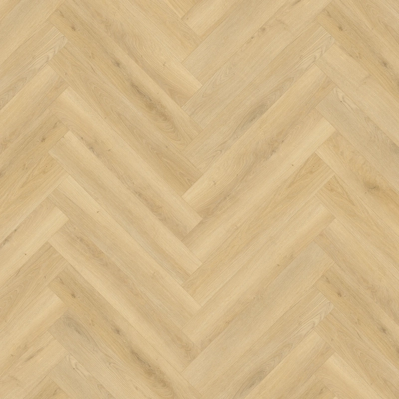 Castell Supreme 860 Herringbone XL 217 Close-up van houtdessin Kaki visgraat plak pvc met natuurlijke tekening