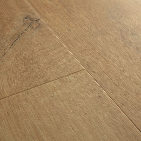 QuickStep Bloom Katoen Eik Natuur AVMPU40104 click PVC plank detail van groeven en rustige kleurschakeringen