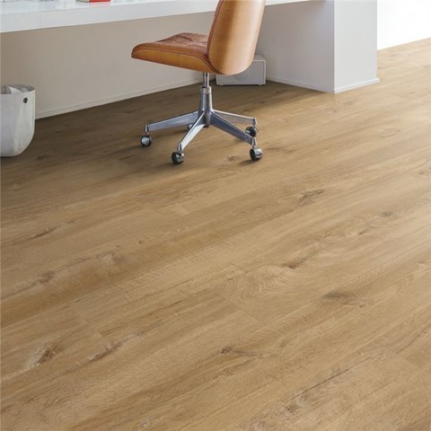 QuickStep Bloom AVMPU40104 Katoen Eik Natuur PVC plank click pvc in woonkamer sfeerfoto