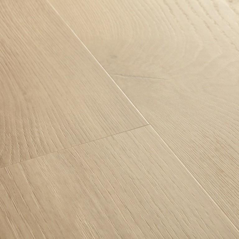 QuickStep Blos Kusteik Zand AVSPU40322 click PVC plank close-up van decor, nerf en matte toplaag