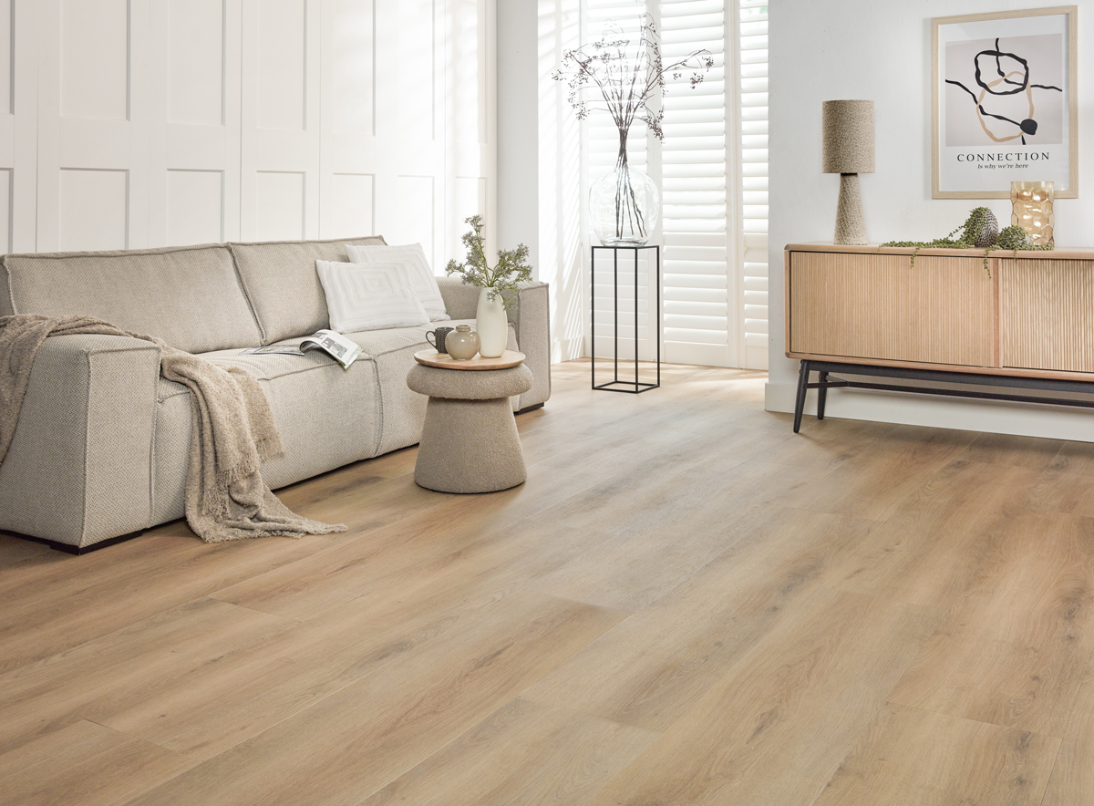 Floer Landhuis PVC FLR-3230 Matte toplaag Landelijke Eik PVC plank plak pvc met strakke randafwerking