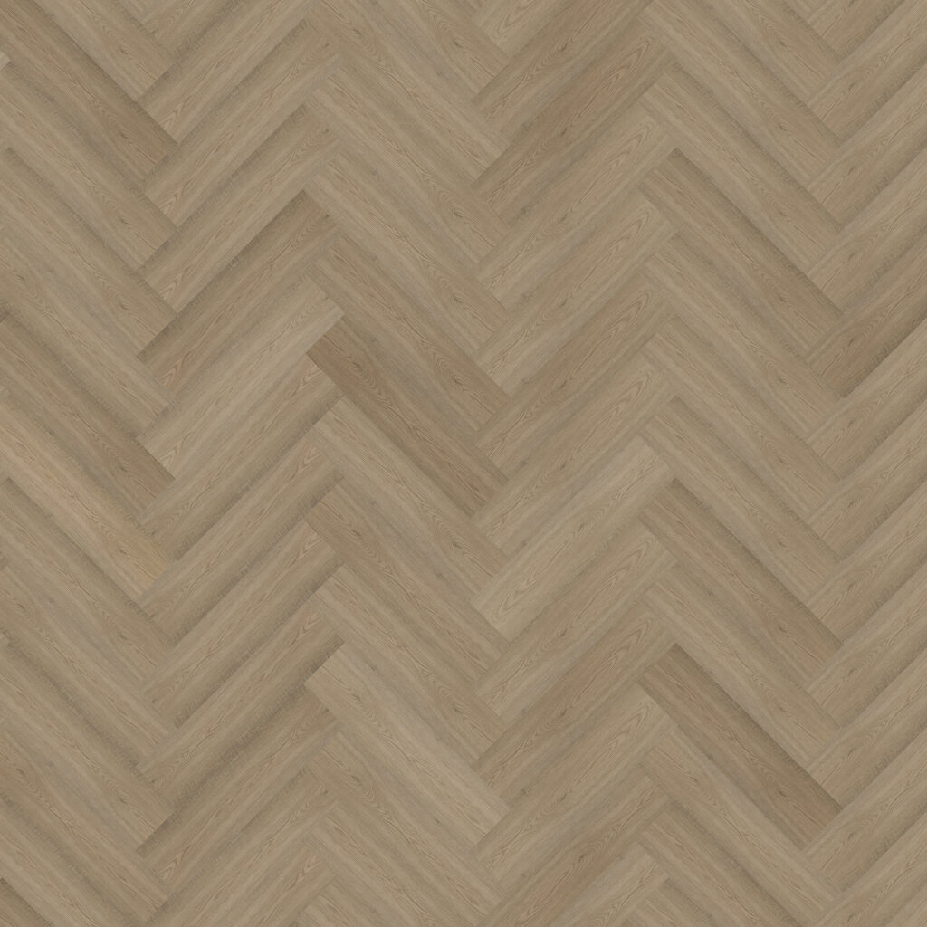 Bodiax Tuna BP320 visgraat Langley Oak 314-V plak PVC visgraat close-up van decor, nerf en matte toplaag