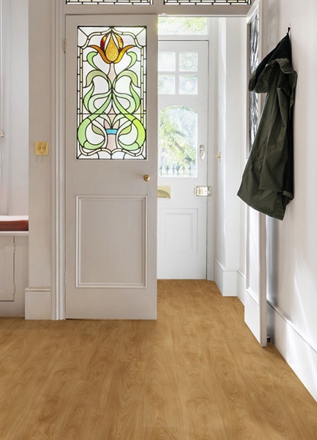 Moduleo Roots 51822 Laurel Oak PVC plank plak pvc in woonkamer sfeerfoto