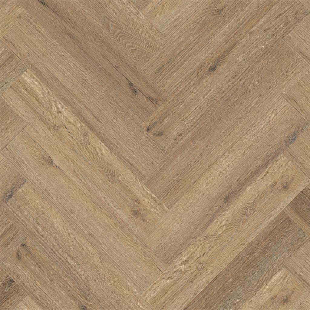 Ambiant Spigato XL Valento Visgraat Click 6081.2013.19 Detail van de structuur Light Brown visgraat click pvc met subtiele