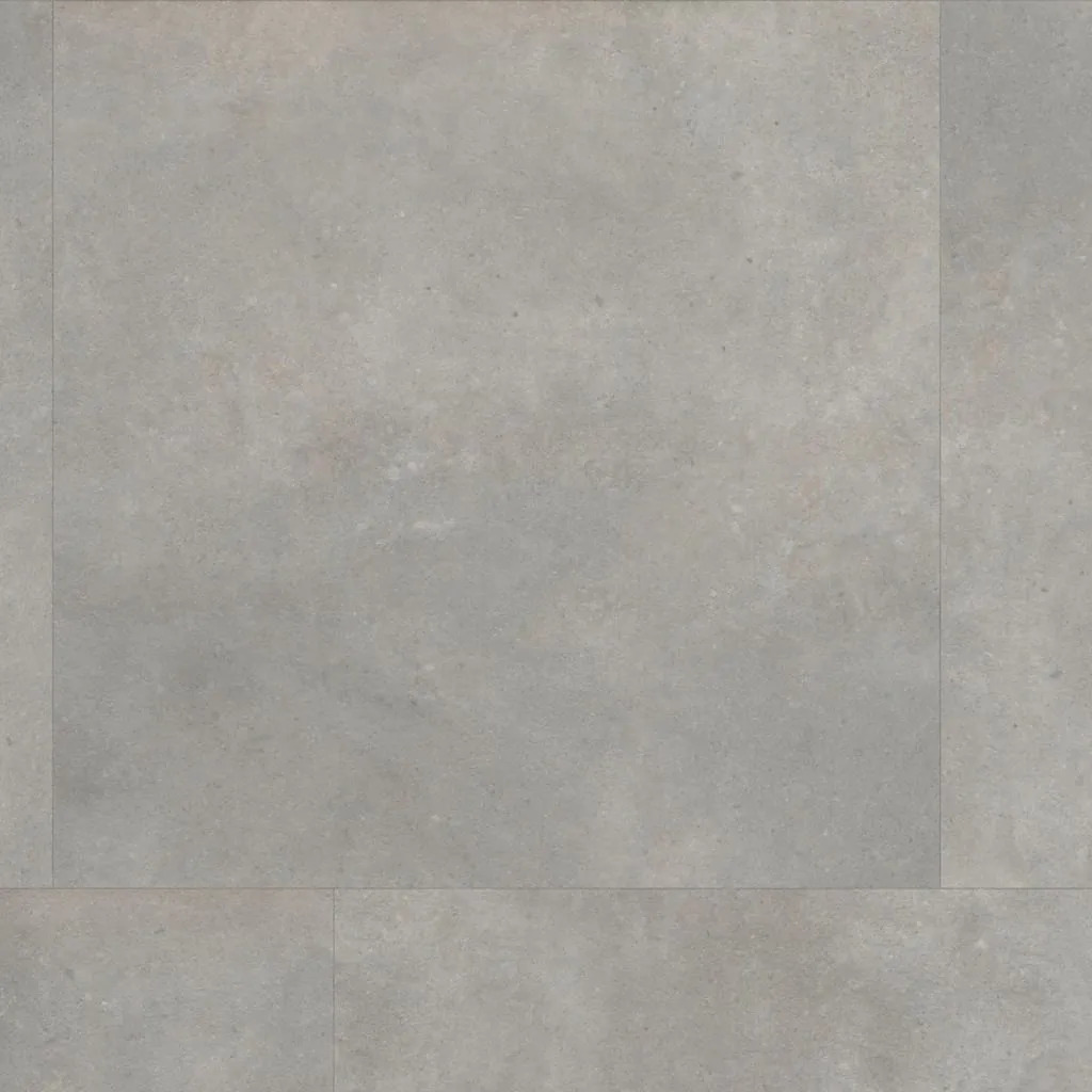 Ambiant Ceramo Light Grey 6088.5211.19 plak PVC tegel close-up met zicht op structuur en kleurverloop