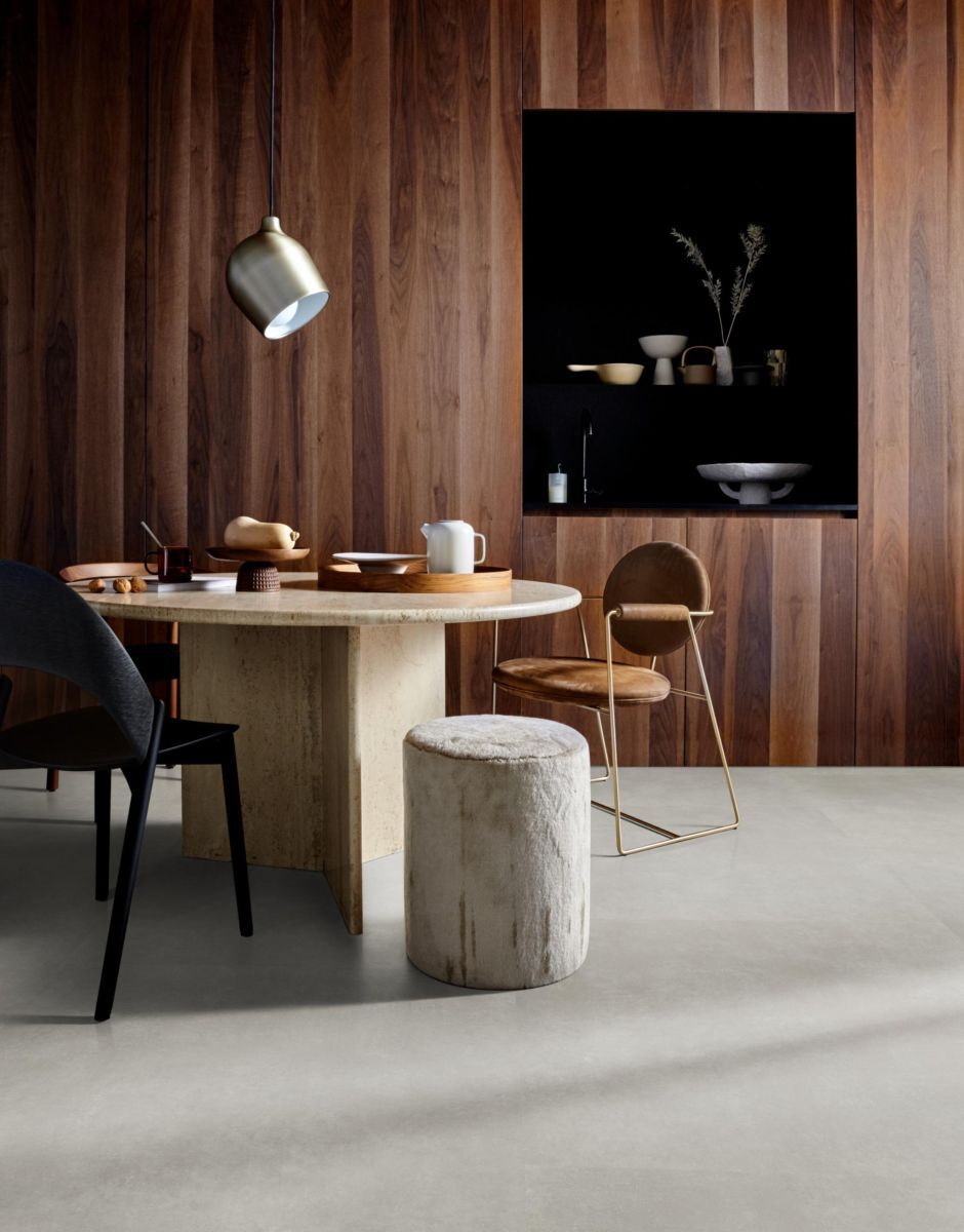 VTwonen Basic Click 6212.8250.19 Close-up van steenlook Light Grey PVC tegel click pvc met verfijnde afwerking