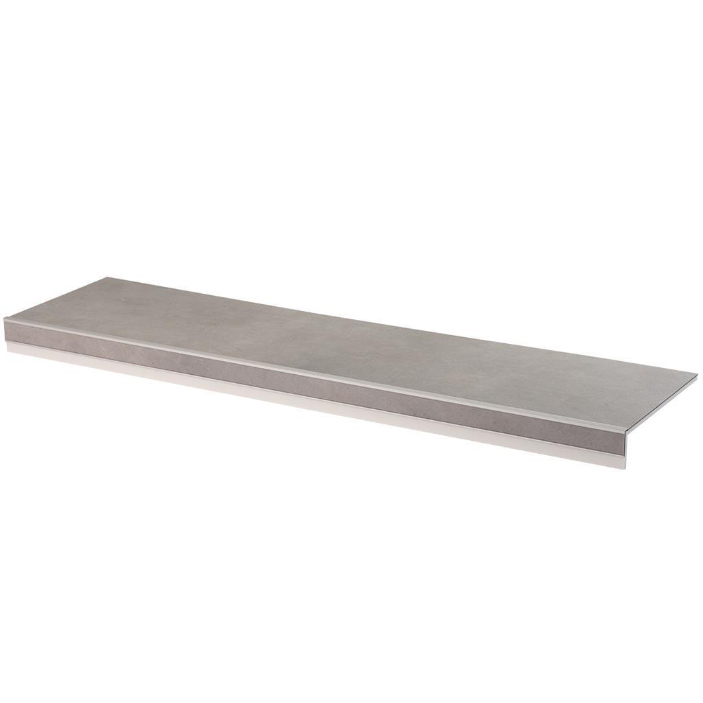 Betonlook Light Grey traprenovatie