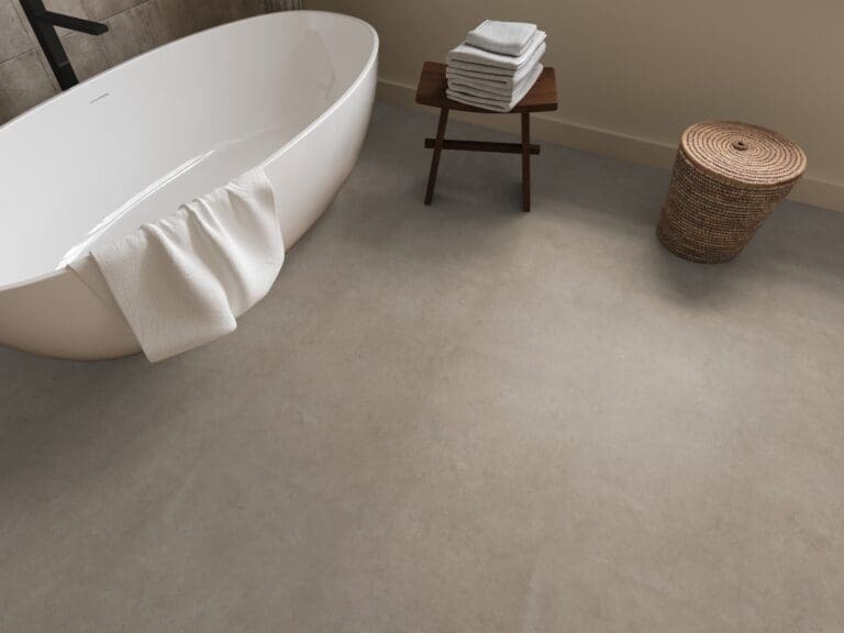 Ambiant Cerino 6040.1005.19 Legpatroon en afwerking Light Grey PVC tegel plak pvc met realistische structuur