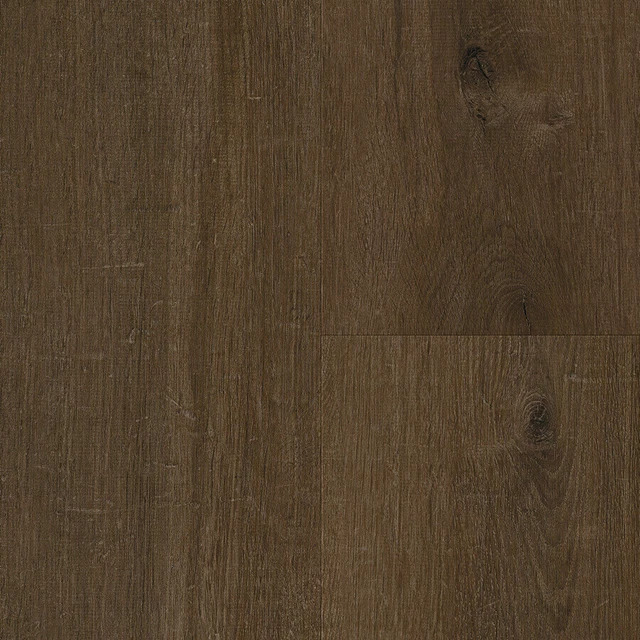 QuickStep Fuse SGMPC20330 Close-up van houtdessin Linnen Eik Donkerbruin PVC plank plak pvc met natuurlijke tekening