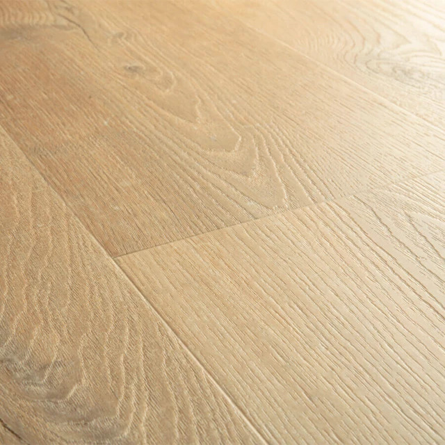 QuickStep Fuse Linnen Eik Naturel SGMPC20320 plak PVC plank close-up van de voelbare decorstructuur