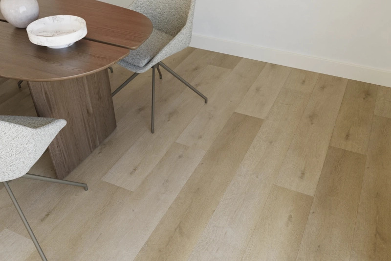 Castell Supreme 860 Planks XXL 135 Close-up van houtdessin Mokka PVC plank plak pvc met natuurlijke tekening