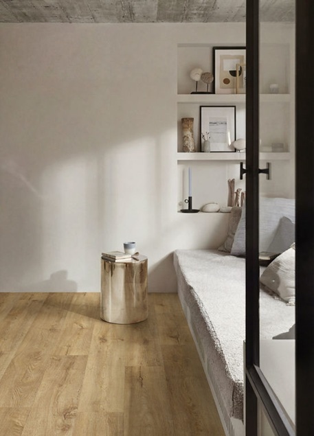 Moduleo Roots 88299 Nashville Oak PVC plank plak pvc in woonkamer sfeerfoto