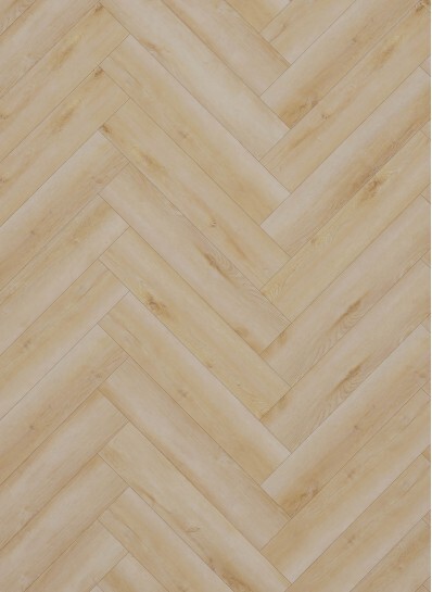 Gelasta Dynamic Visgraat Natural Light 2600 plak PVC visgraat close-up van de voelbare decorstructuur