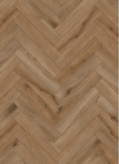 Gelasta Callisto Visgraat Click 5200 Detail van de structuur Natural Oak Dark visgraat click pvc met subtiele nerf