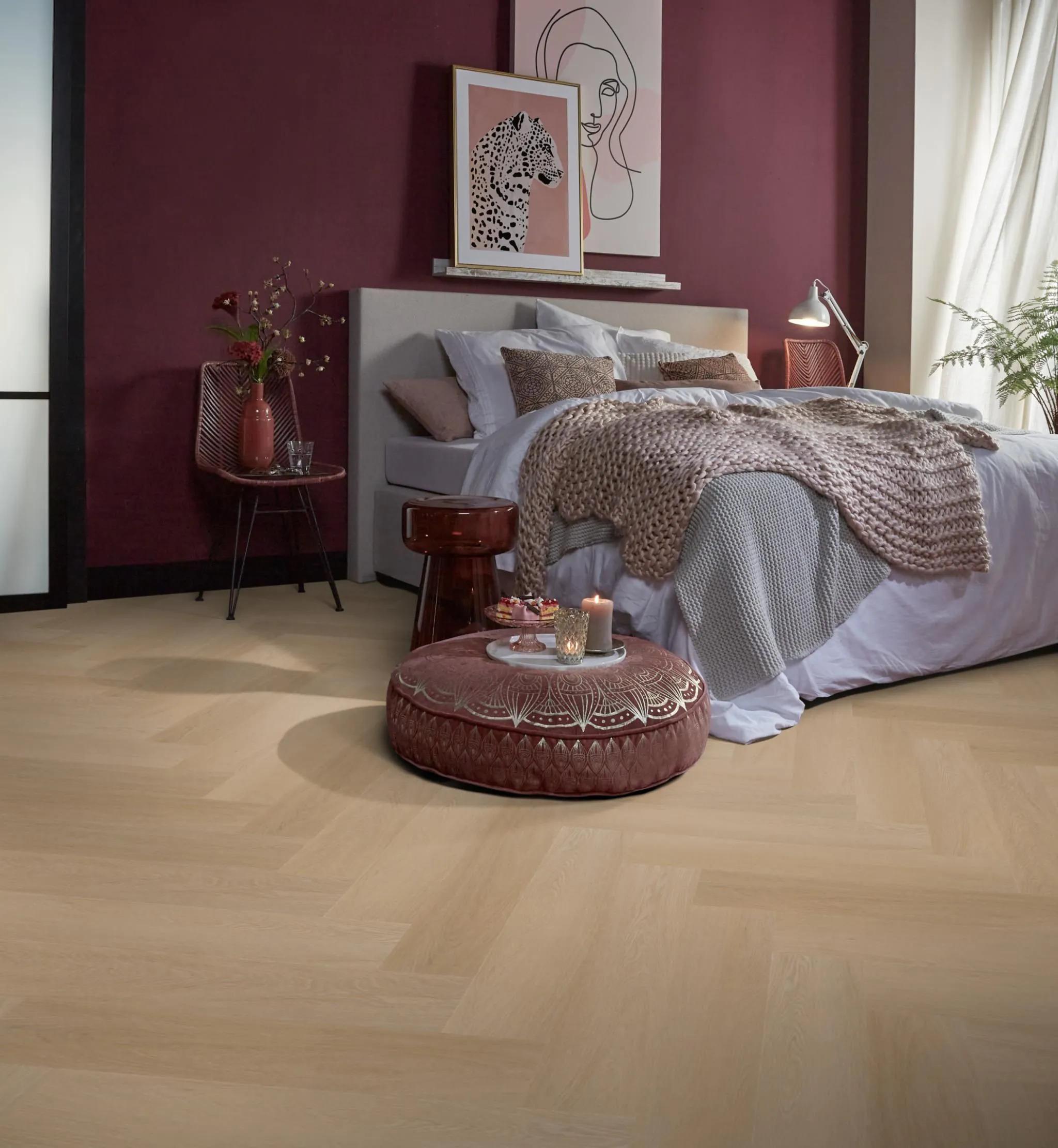 sfeerfoto Visgraat click Naturel Oak 2610