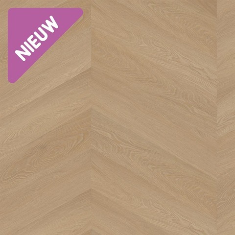 Ambiant Estino Hongaarse Punt 6613.1610.19 Detail van de structuur Natural Oak Hongaarse punt plak pvc met subtiele nerf