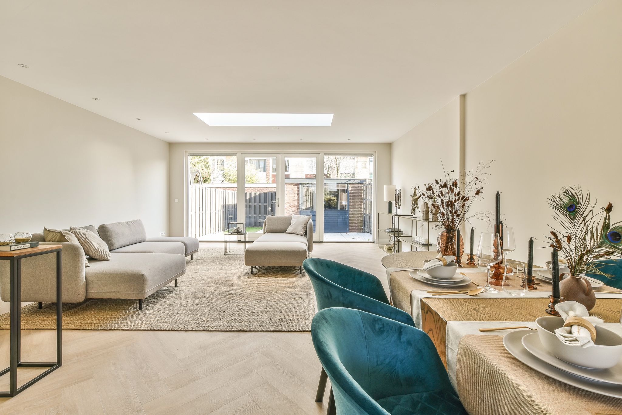 Hebeta Charente Visgraat 77846 Close-up van houtdessin Naturel Licht Eiken visgraat plak pvc met natuurlijke tekening