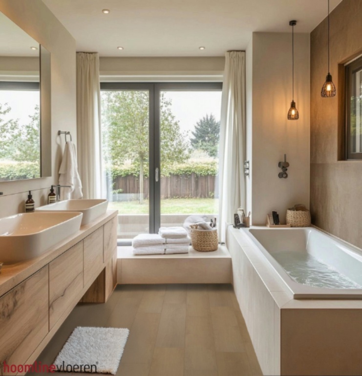 Hoomline Prestige 5053 Nice PVC plank plak pvc in woonkamer sfeerfoto