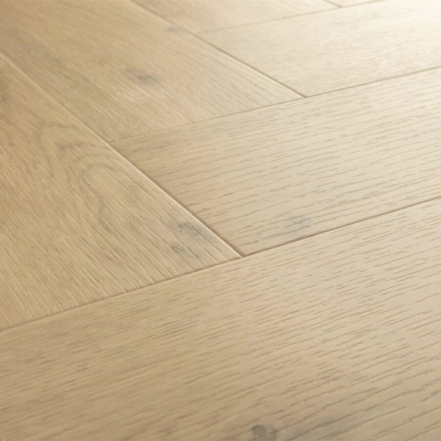 Detail van de kleurtoon en tekening van Ocean Bliss Naturel, plak pvc