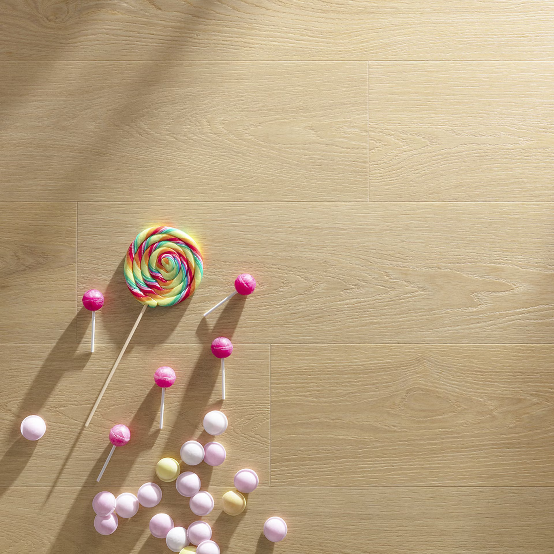 Floorify Lange Planken Paris Tan plak pvc detail houtdessin