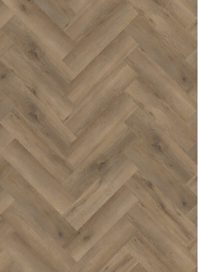 Gelasta Artline Visgraat Premium Oak Mystic 1221 plak PVC visgraat close-up van de voelbare decorstructuur