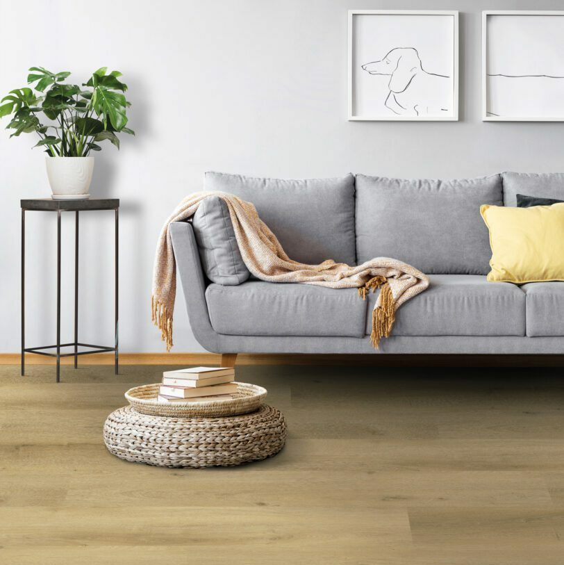 Gelasta Vario Click 5904 Prestige Oak Light PVC plank click pvc in woonkamer sfeerfoto