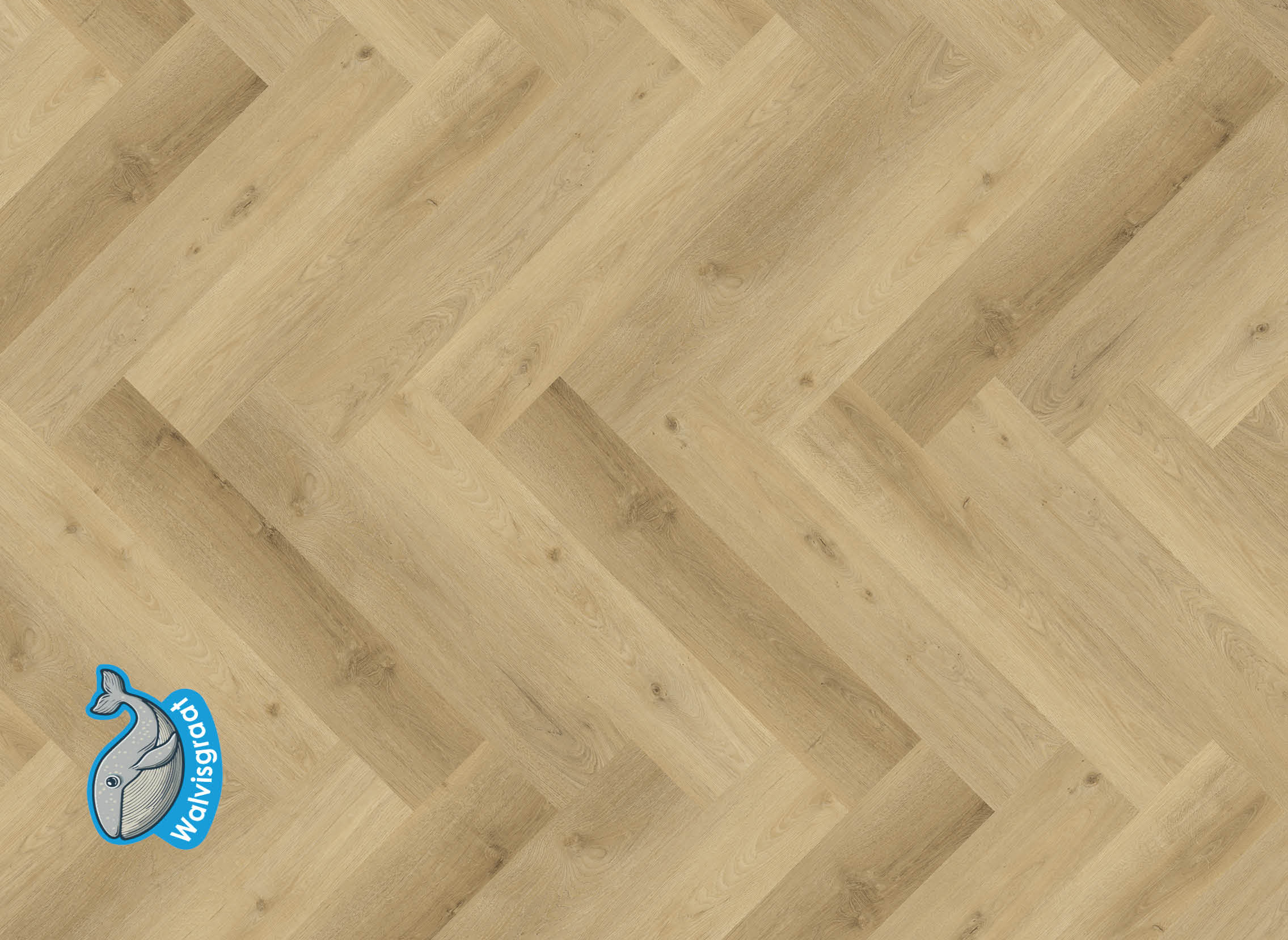 Gelasta Vario Walvisgraat Prestige Oak Light 3904 plak PVC visgraat detail van patroon en verfijnde houtnerf