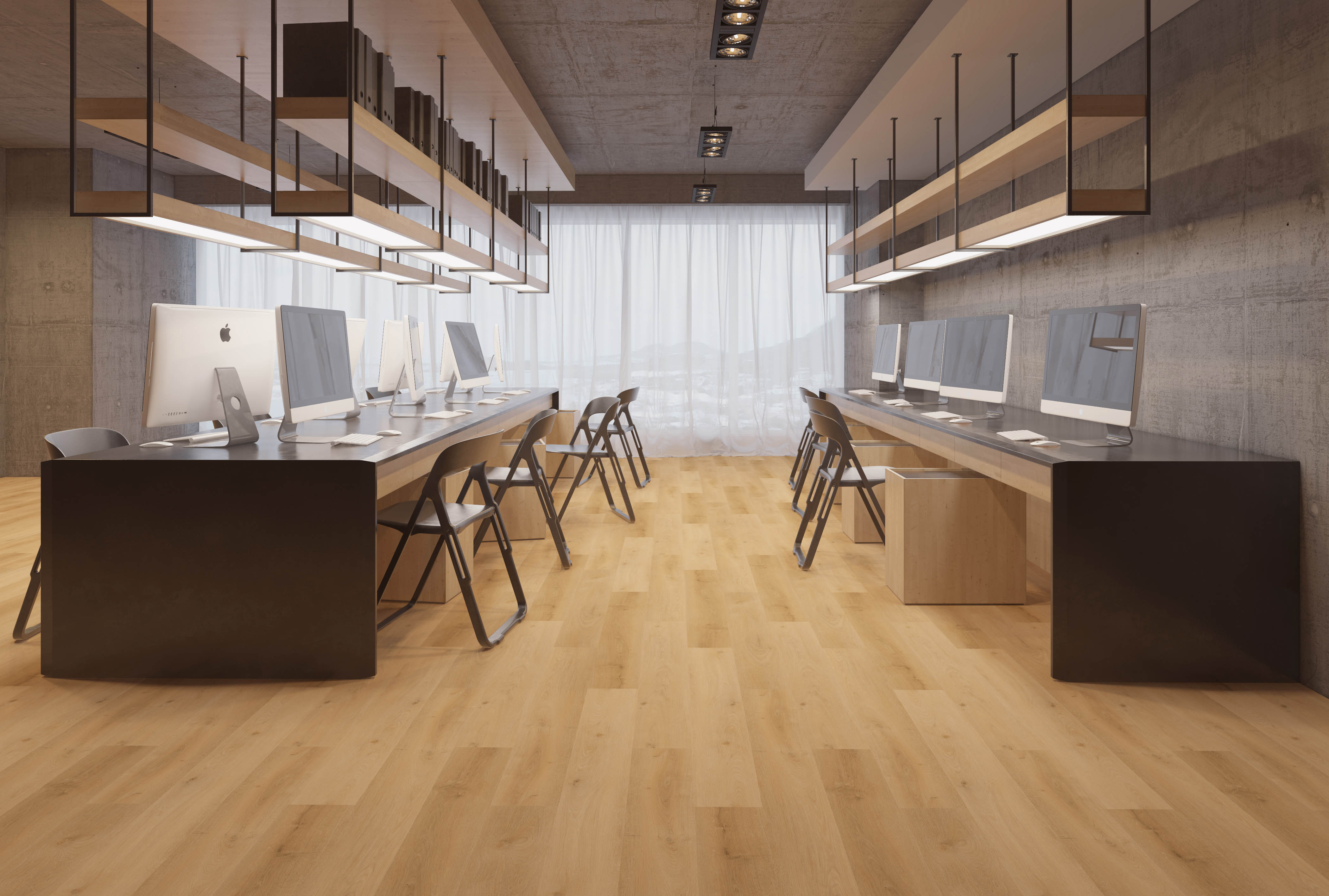 Gelasta Vario 4900 Prestige Oak Natural PVC plank plak pvc in woonkamer sfeerfoto