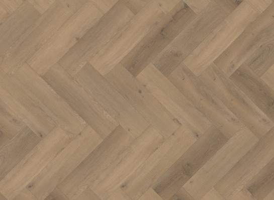 Gelasta Vario Visgraat Prestige Oak Smoked 4401 plak PVC visgraat detail van patroon en verfijnde houtnerf