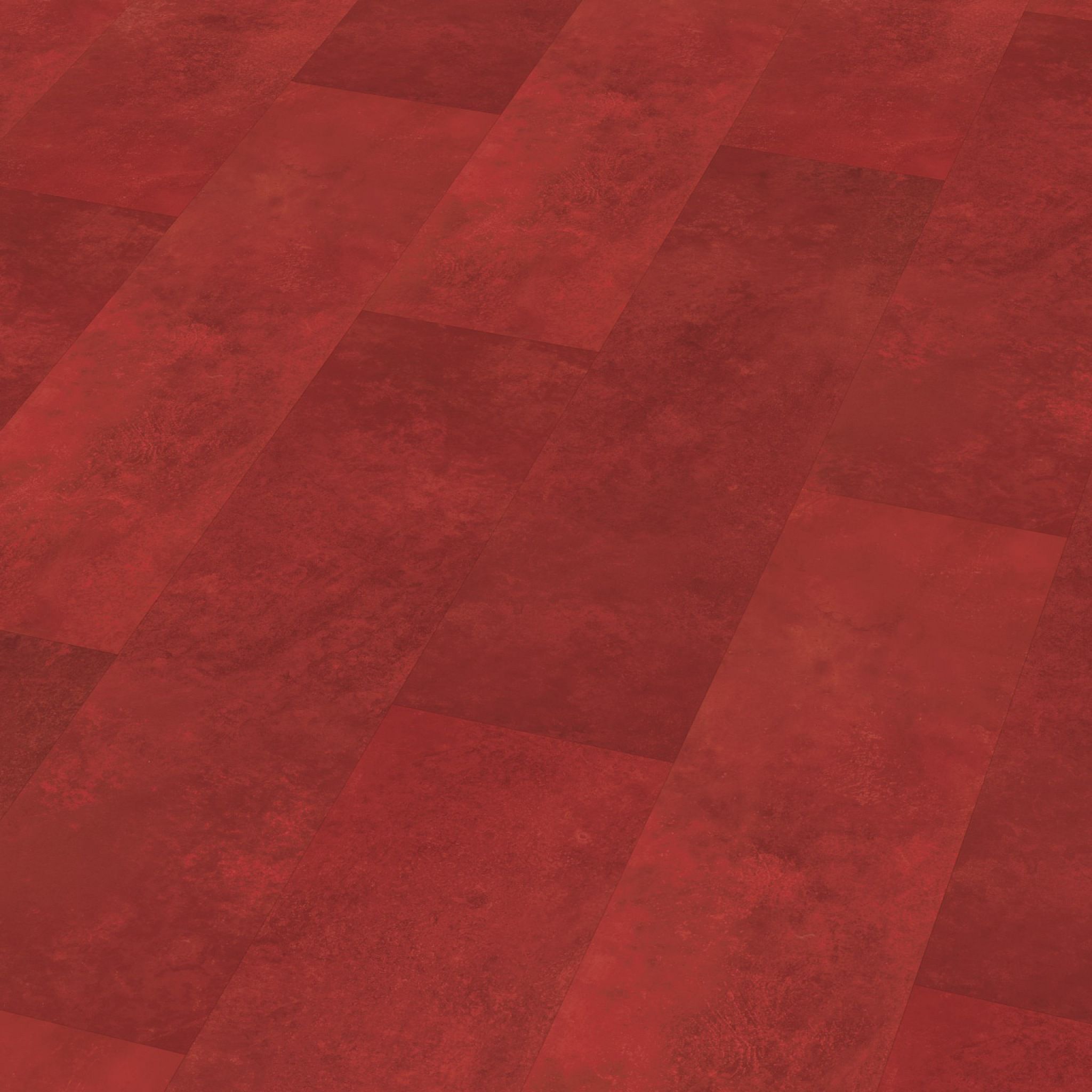 Ambiant Viretto Red 8560.2029.19 plak PVC tegel detail van voegen en rustige kleurschakeringen