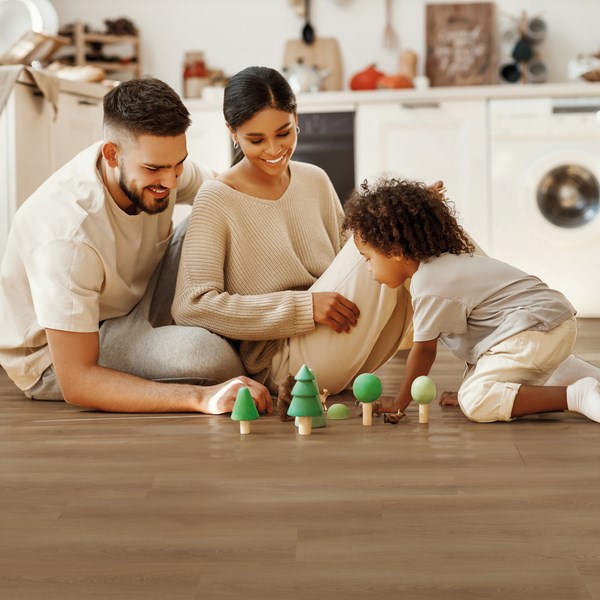 Bodiax Estrela BP370 122 Shade PVC plank plak pvc in woonkamer sfeerfoto