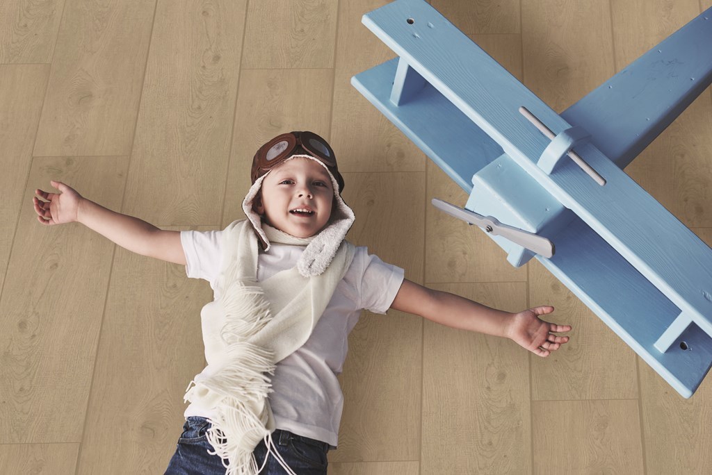 Bodiax Thor BP500 Click 511 Sherbrooke Oak PVC plank click pvc in woonkamer sfeerfoto